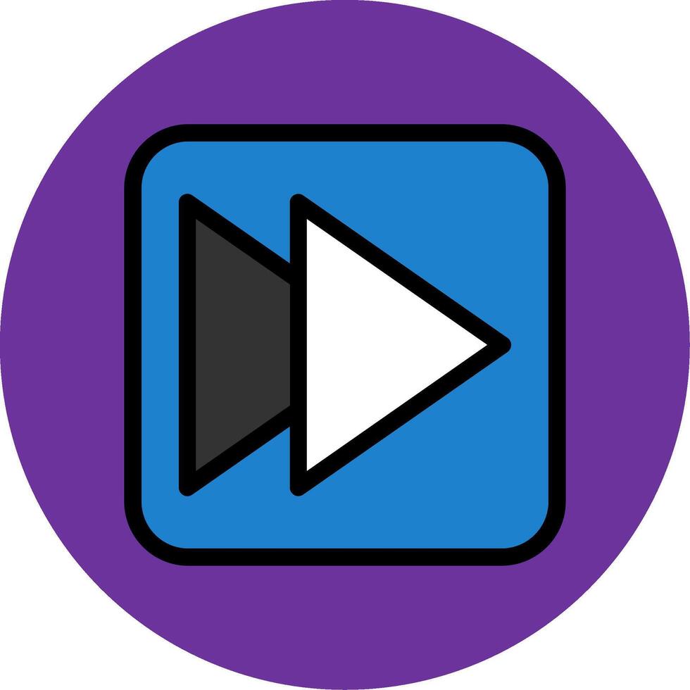 Fast Filled Multi Circle Icon vector