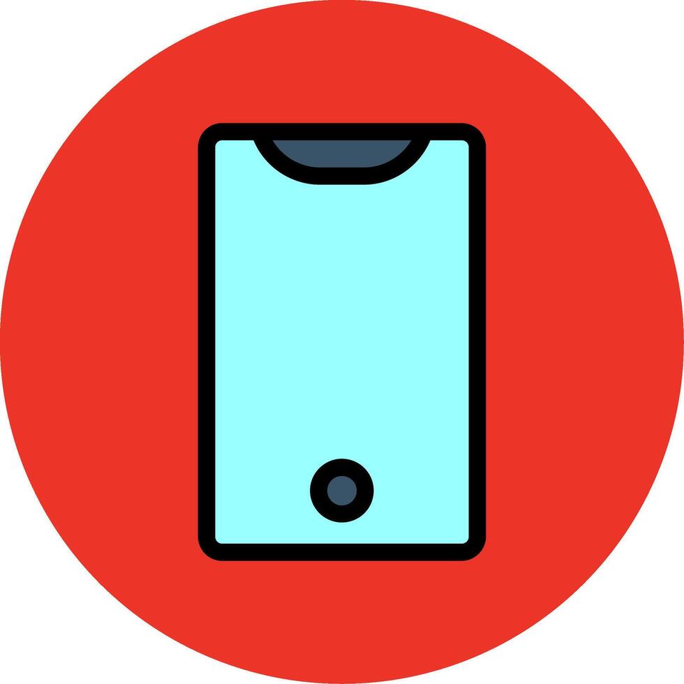 Phone Filled Multi Circle Icon vector