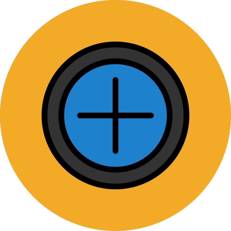 Add Filled Multi Circle Icon vector