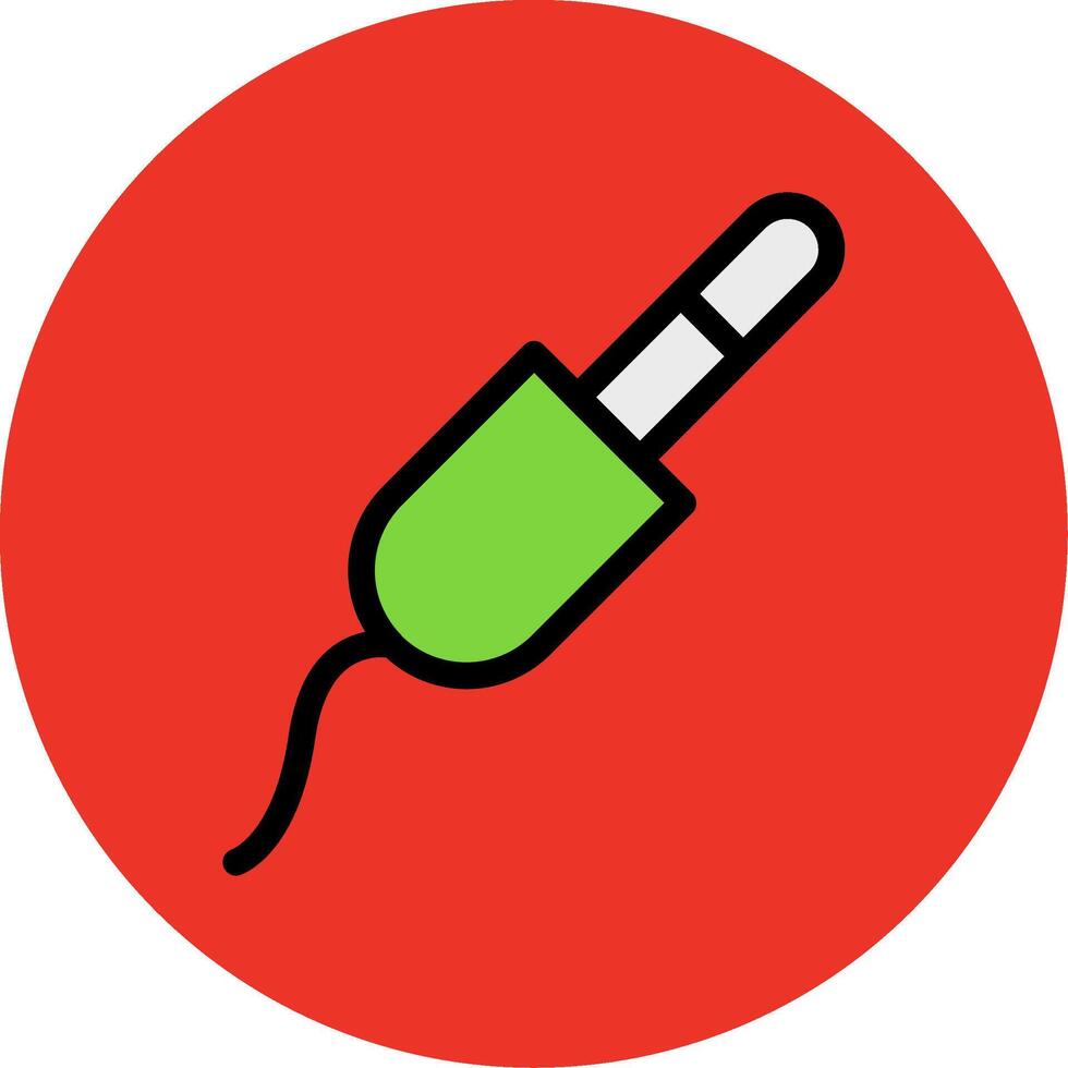 Audio Jack Filled Multi Circle Icon vector
