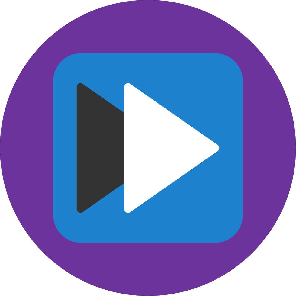 Fast Flat Multi Circle Icon vector