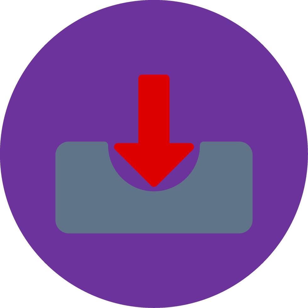 Box Office Flat Multi Circle Icon vector