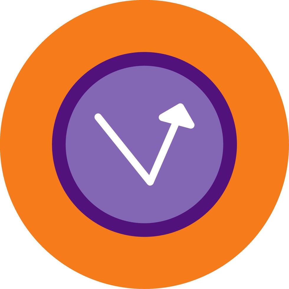 Bounce Flat Multi Circle Icon vector