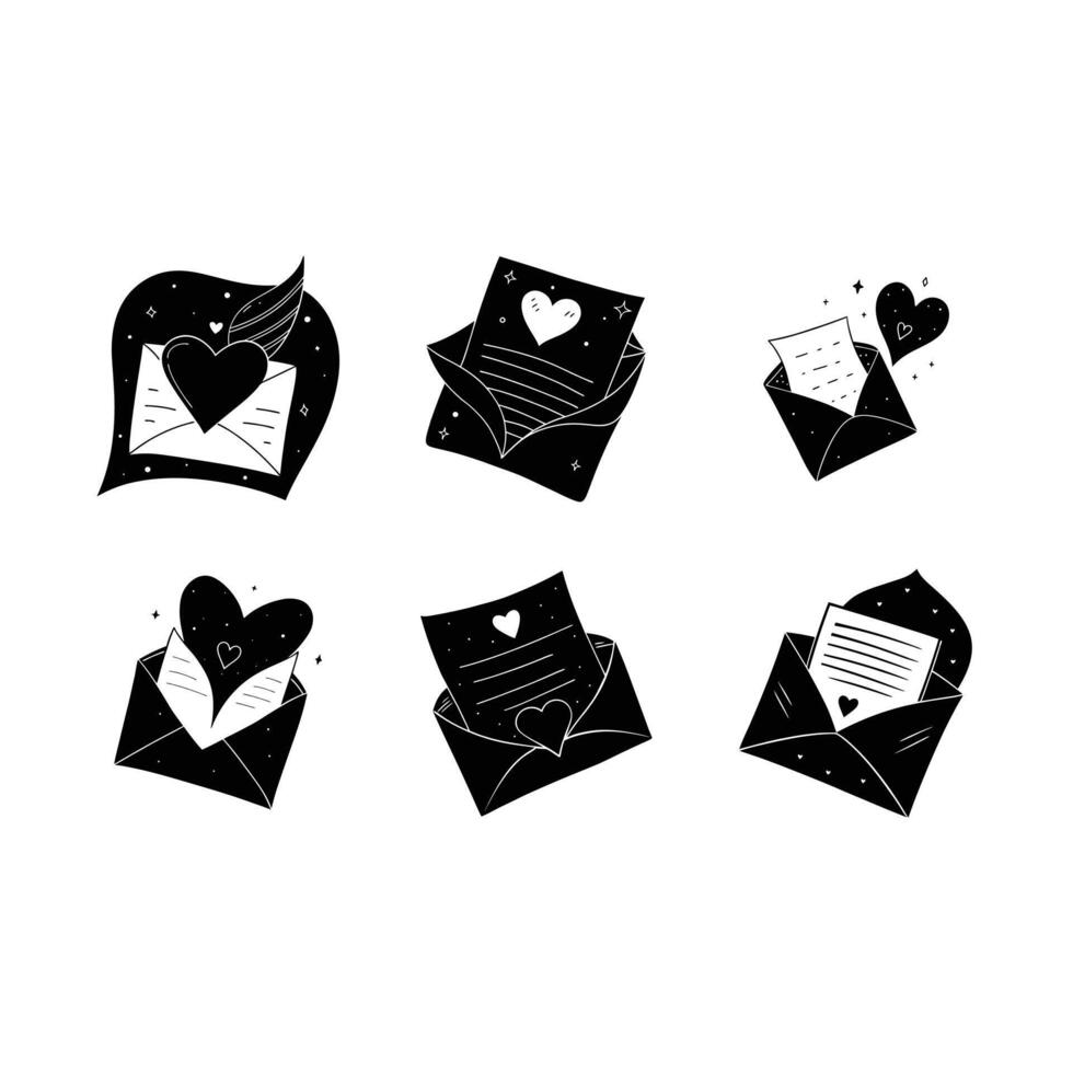 Beautiful love letter design, perfect for romantic and stationery projects vector