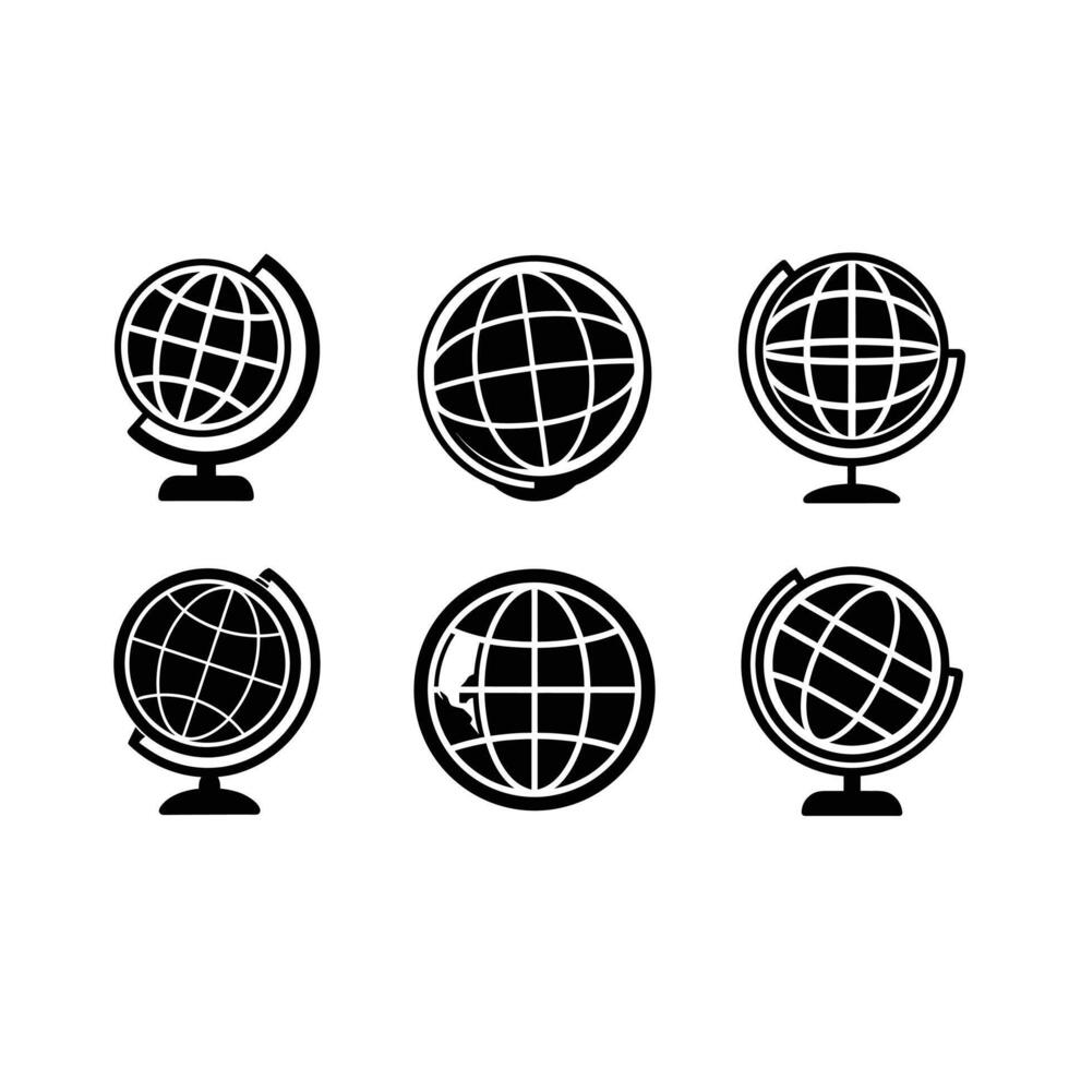 Unique globe design, perfect for modern graphics and creative projects vector