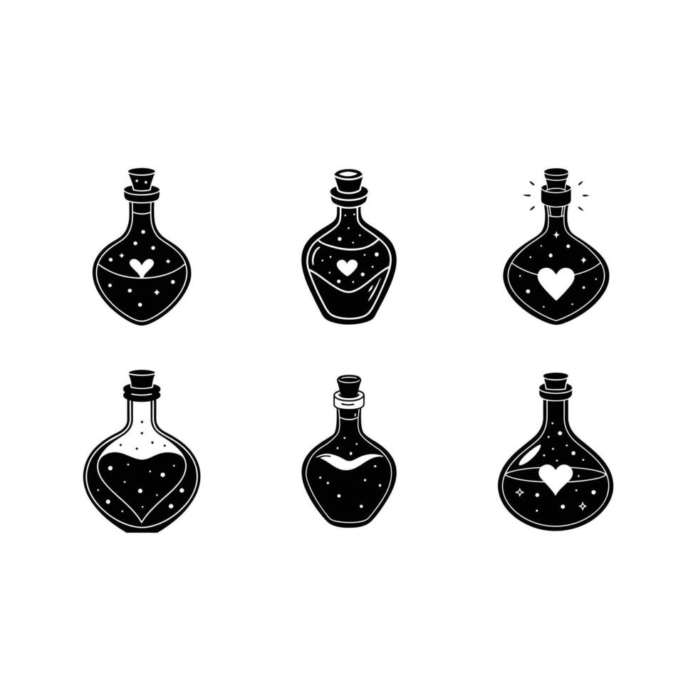 Stunning love potion design, perfect for romantic-themed projects vector