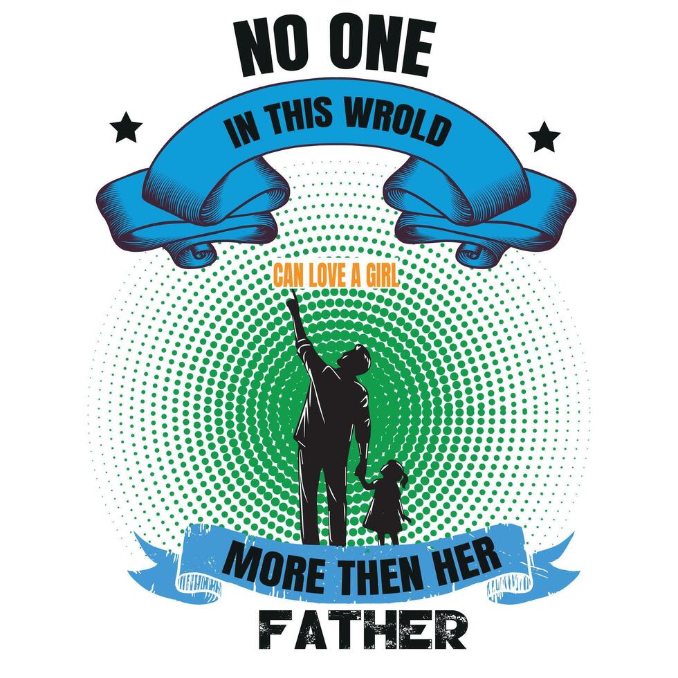 Father's day t shirt design vector