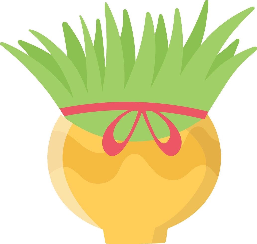 Nowruz Day Element. with Trendy Cartoon Concept vector