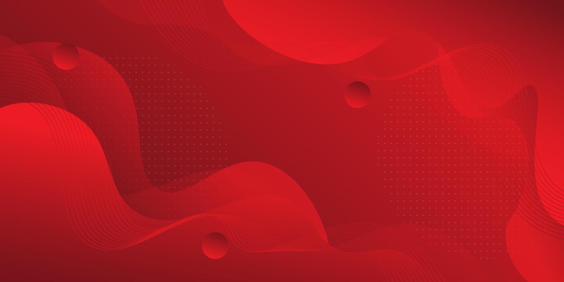 Abstract red geometric wave gradient background with simple look and pattern. Cool and luxury design. eps10 vector