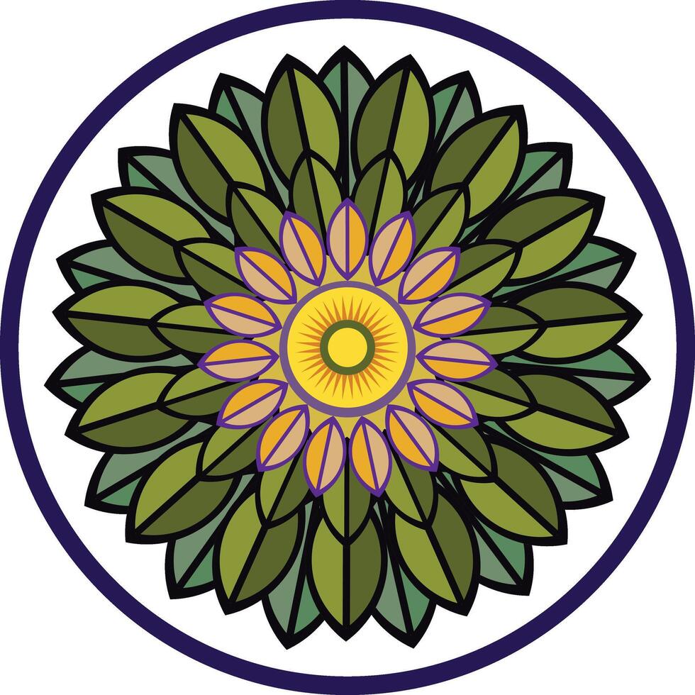 illustration of a calendula flower vector