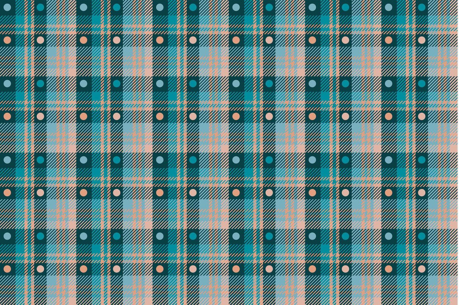 Illustration, Abstract pattern of sweater weaving style with small circle color background. vector