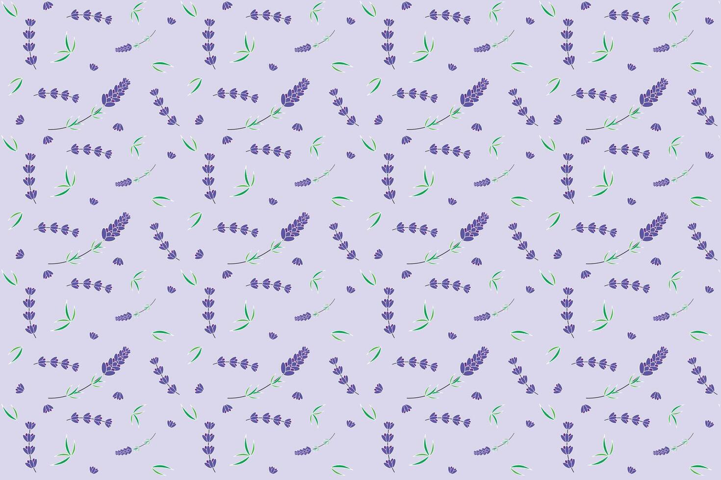Illustration, Abstract pattern of lavender flower on soft violet color background. vector