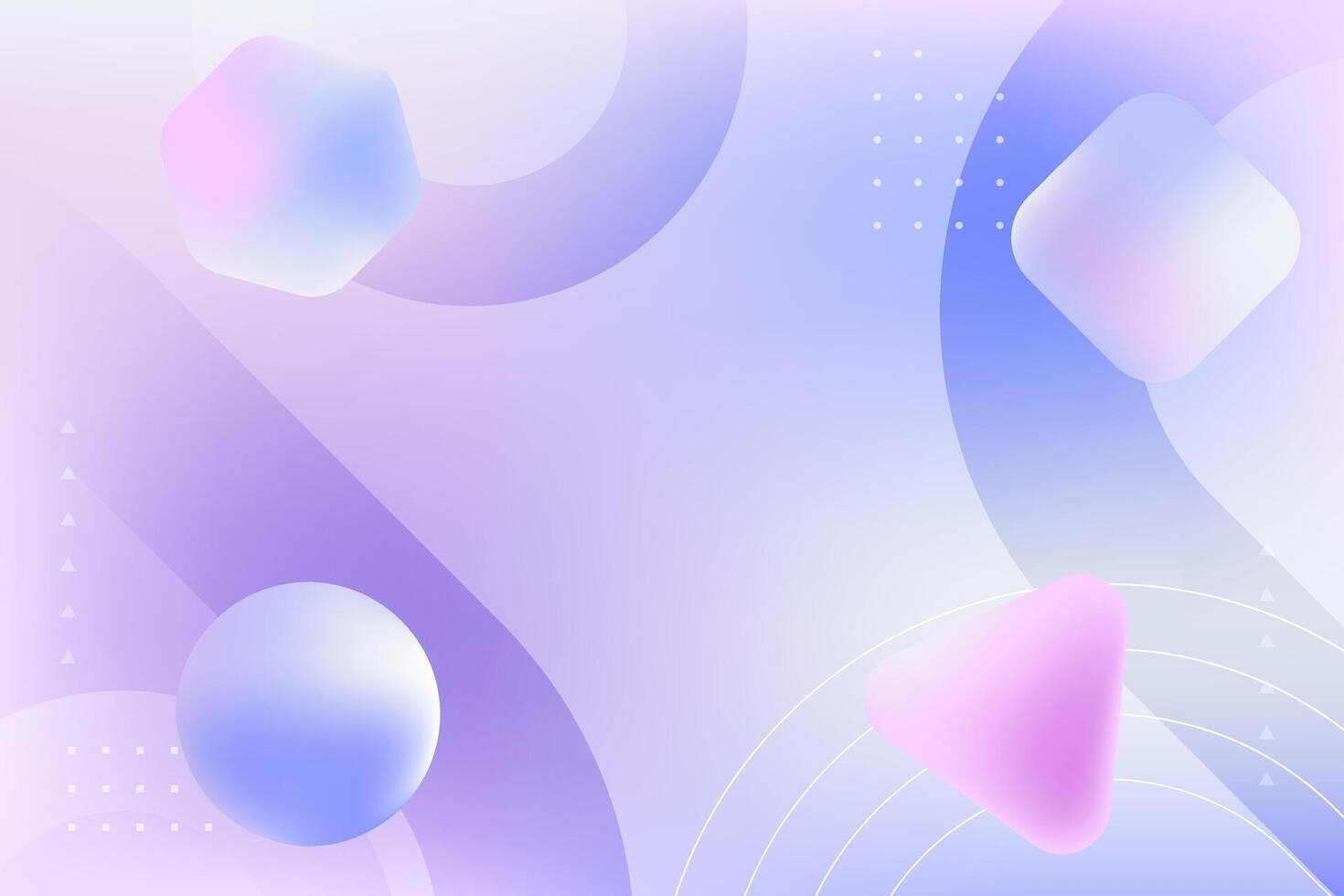 Soft Purple Pastel Abstract Geometric Background vector