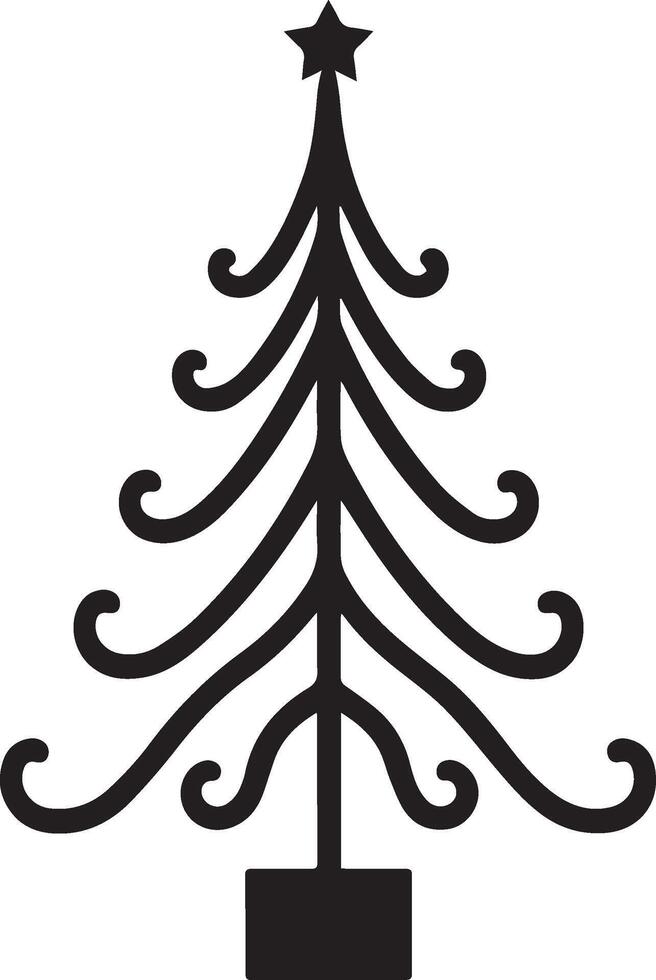 Set of Christmas icon design, Santa Tree Icon , Funny vol - 4 vector