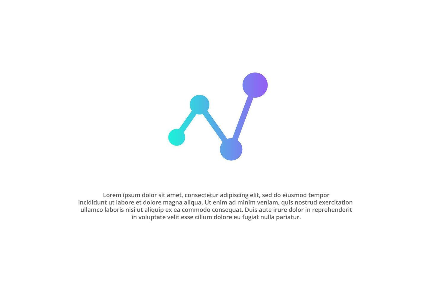 Minimalist tech logo for a startup n letter vector