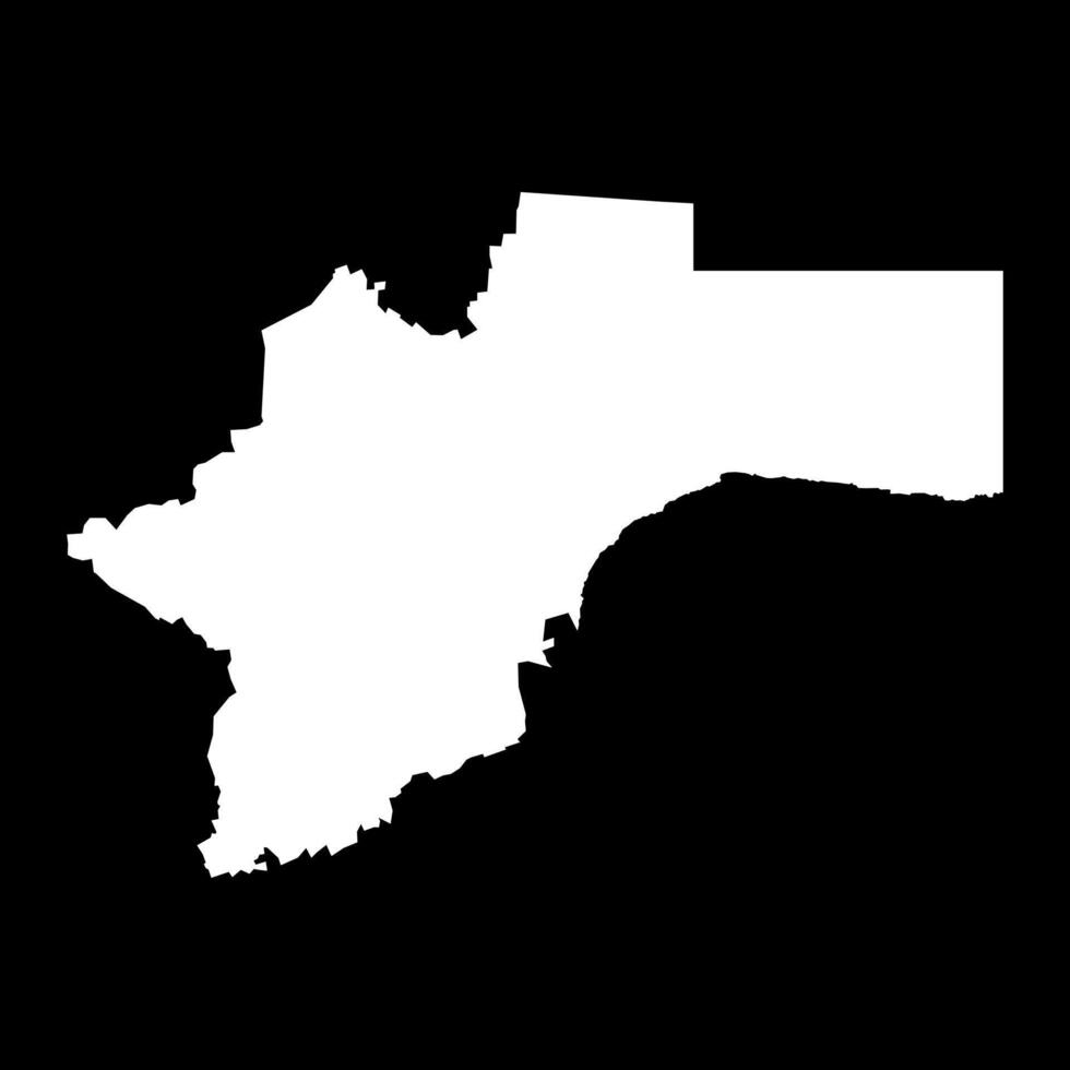Otjozondjupa region map, administrative division of Namibia. illustration. vector