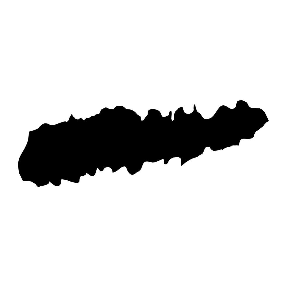 Kuhistoni Mastchoh District map, administrative division of Tajikistan. illustration. vector