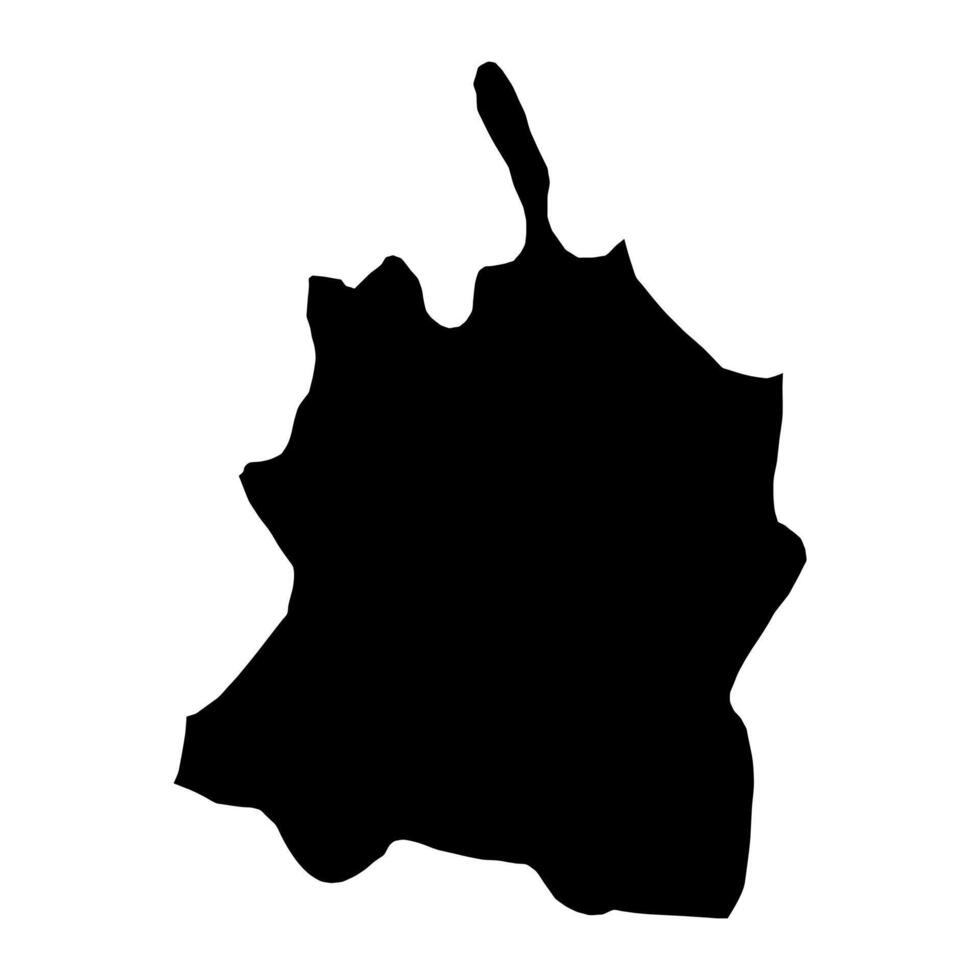 Shahriston District map, administrative division of Tajikistan. illustration. vector