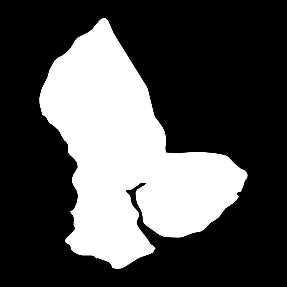 Yangon state map, administrative division of Myanmar. illustration. vector