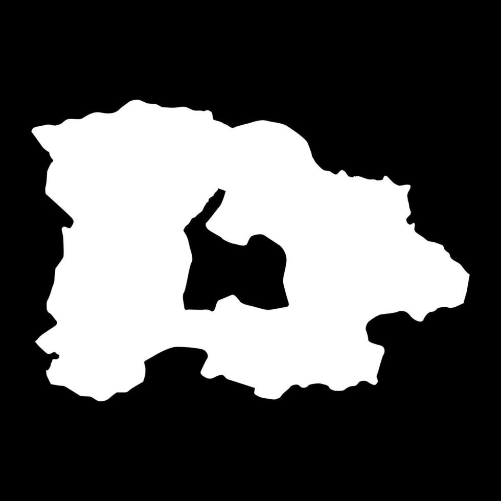 Selenge province map, administrative division of Mongolia. illustration. vector