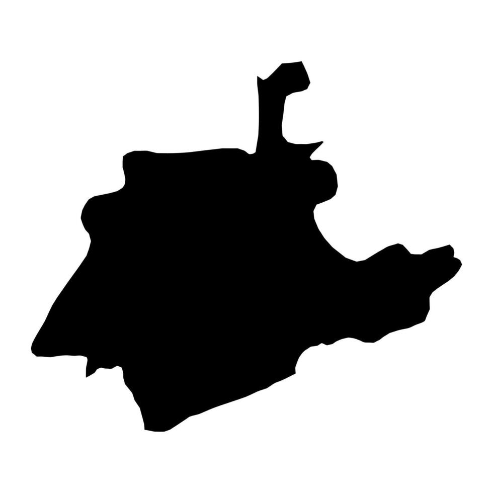 Ghafurov District map, administrative division of Tajikistan. illustration. vector