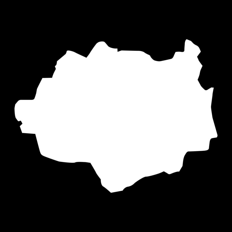 Dundgobi map, administrative division of Mongolia. illustration. vector
