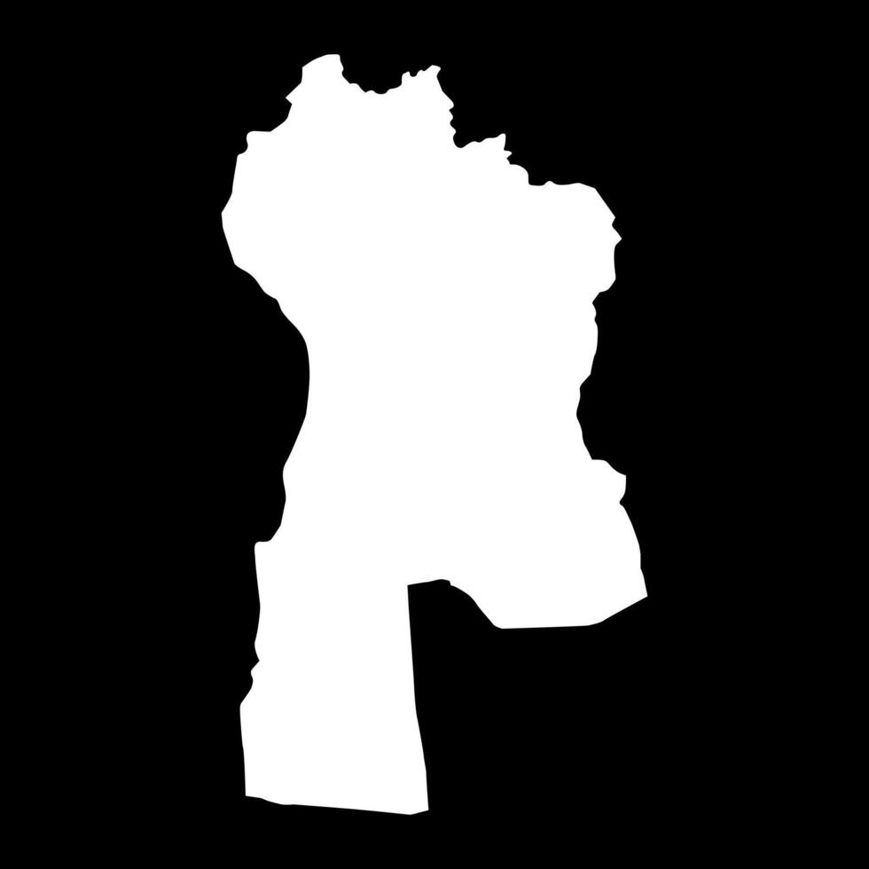 Bayankhongor province map, administrative division of Mongolia. illustration. vector