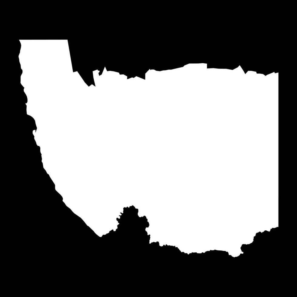 Karas region map, administrative division of Namibia. illustration. vector