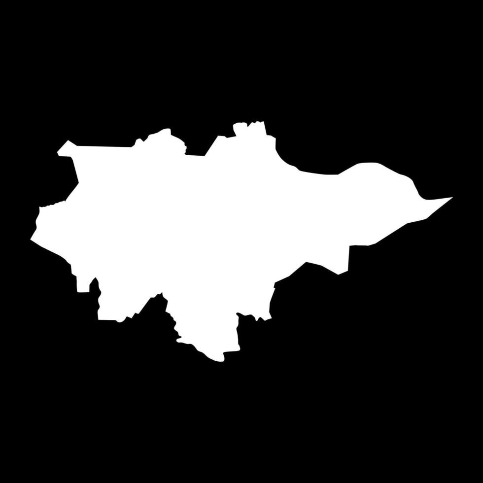 Mopti region map, administrative division of Mali. illustration. vector