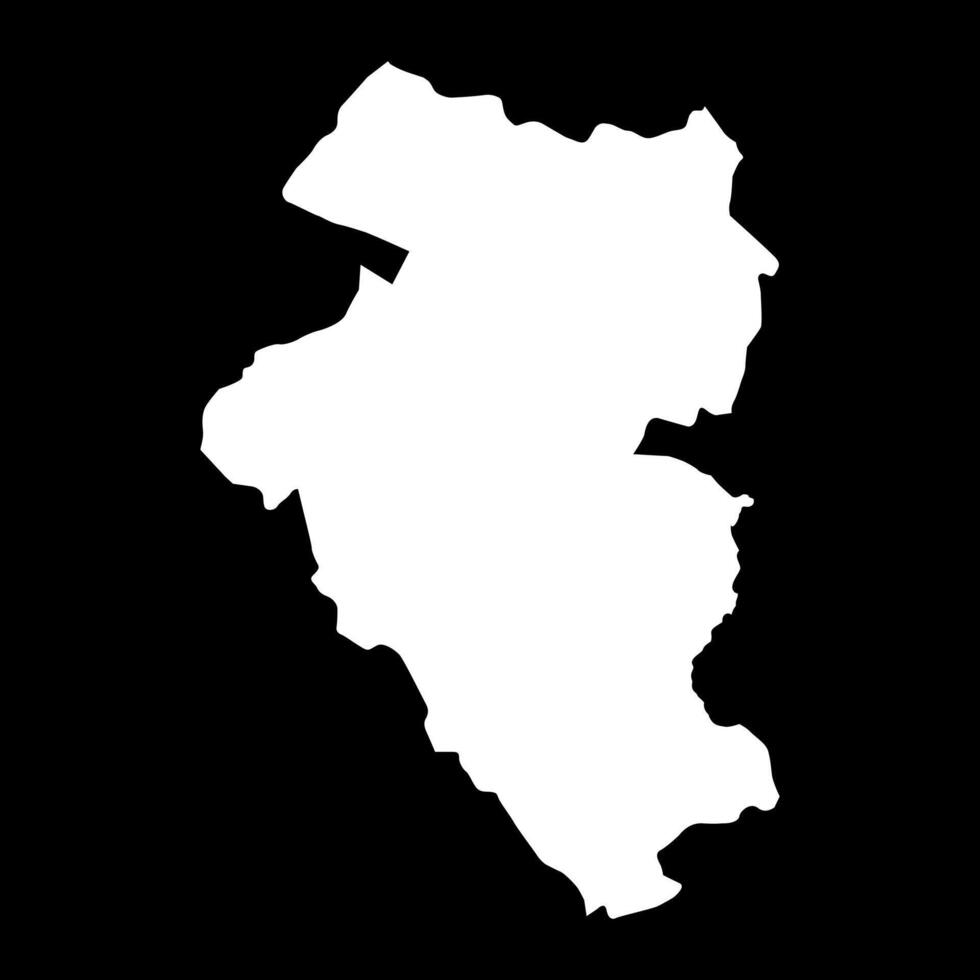 Bulgan province map, administrative division of Mongolia. illustration. vector