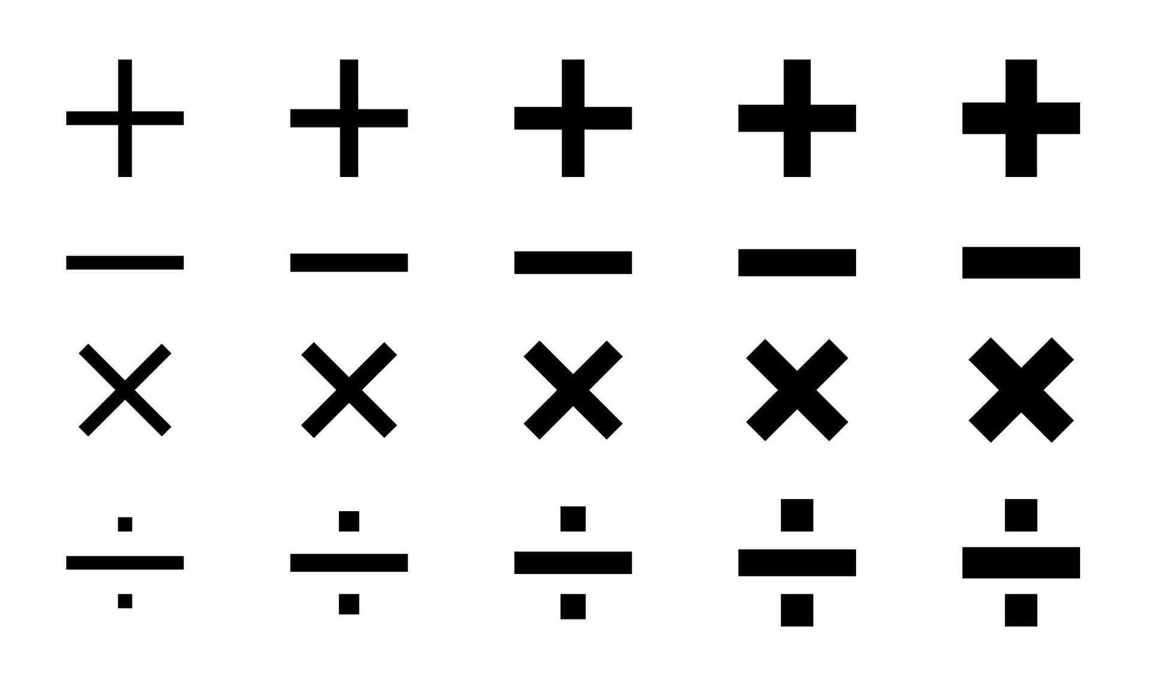 Plus Minus Mathematics Vector Art, Icons, and Graphics for