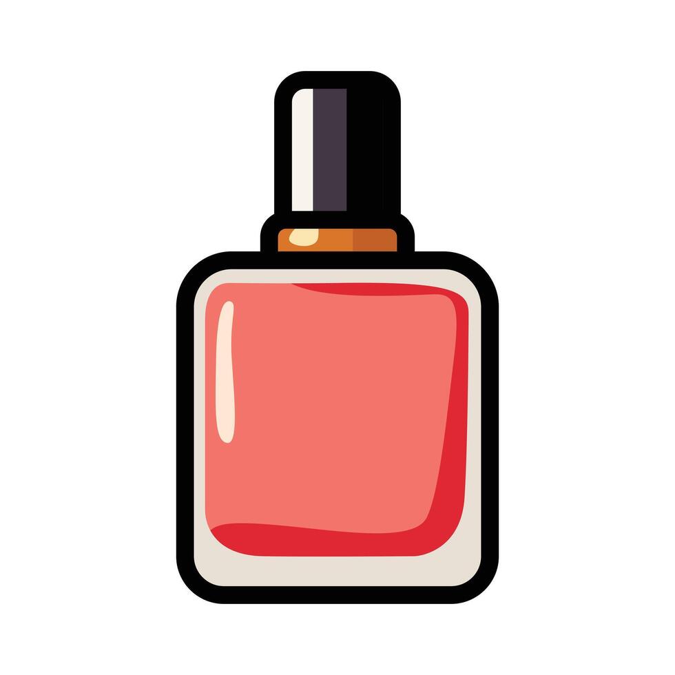Vibrant Nail Lacquer Clip Art for Creative Projects vector