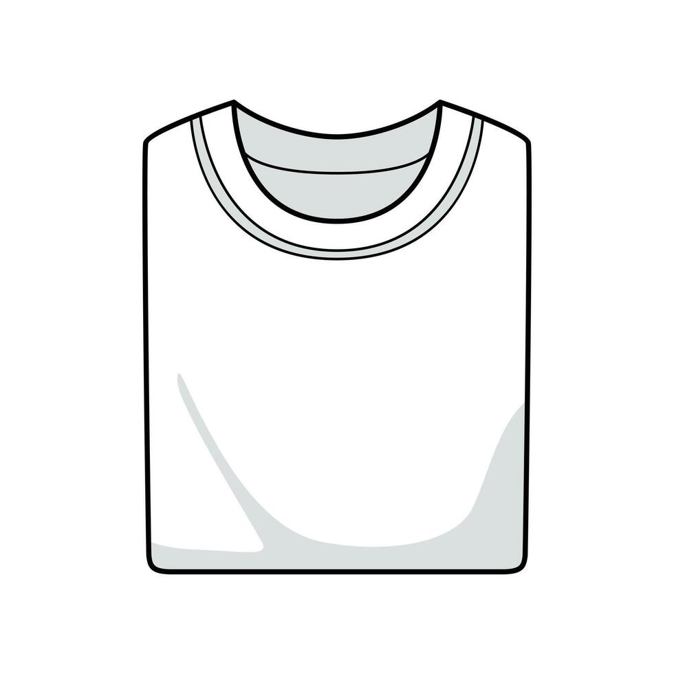 Trendy T-Shirt Clip Art for Creative Design and Branding vector