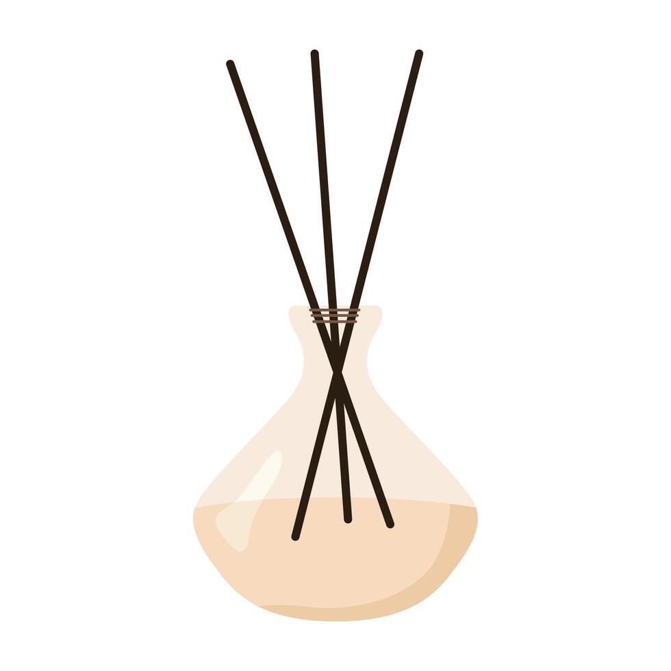 Elegant Aroma Oil Clip Art for Relaxation and Wellness Designs vector