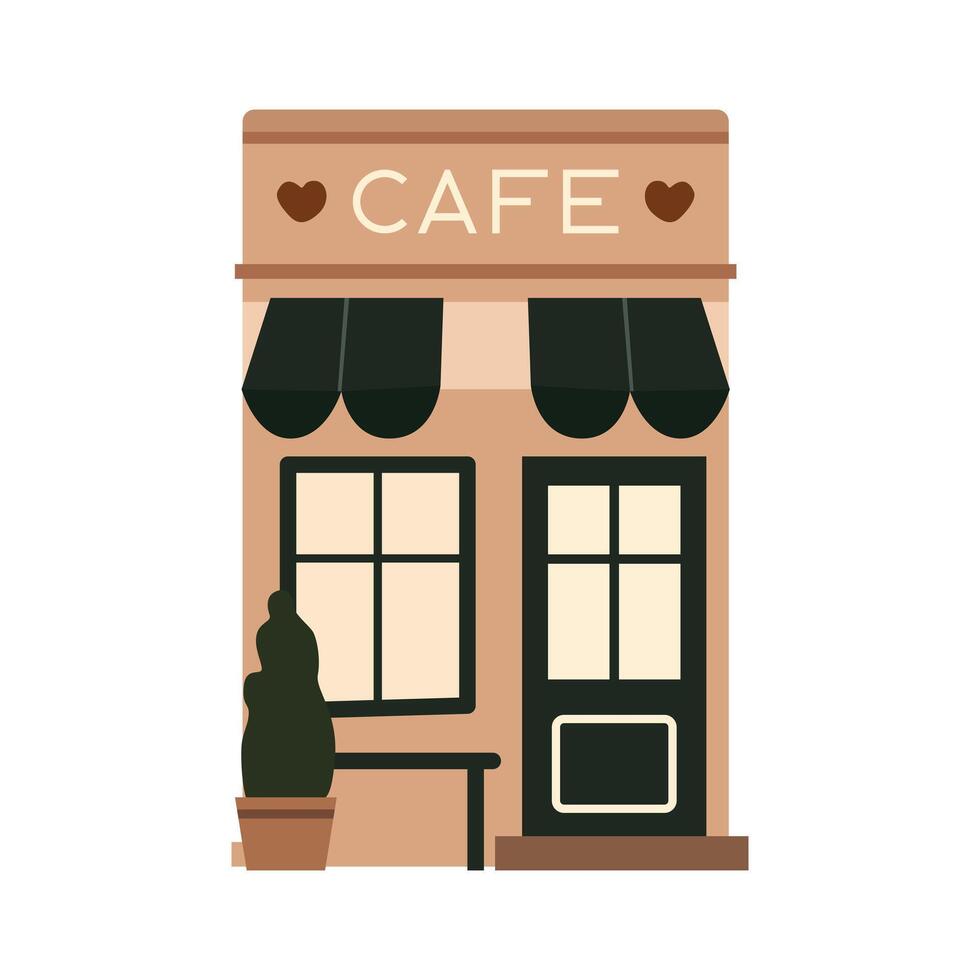 Adorable Cafe Clip Art for Sweet and Cozy Designs vector