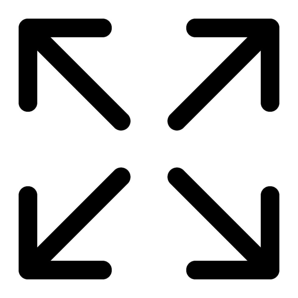 Arrows pointing in different directions on a white background vector
