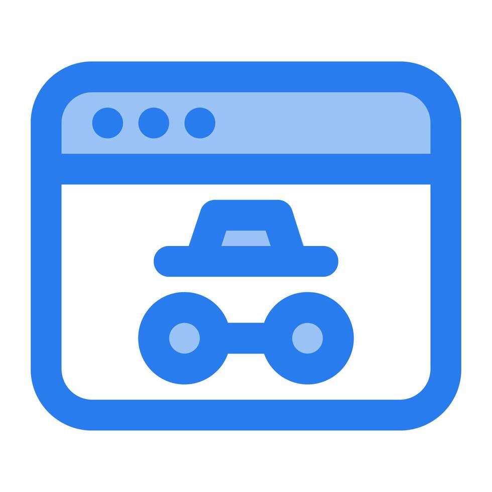 A blue icon with a car and a bicycle vector