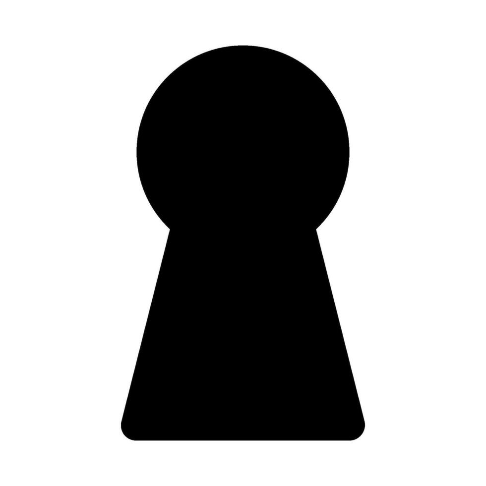 Keyhole icon illustration vector