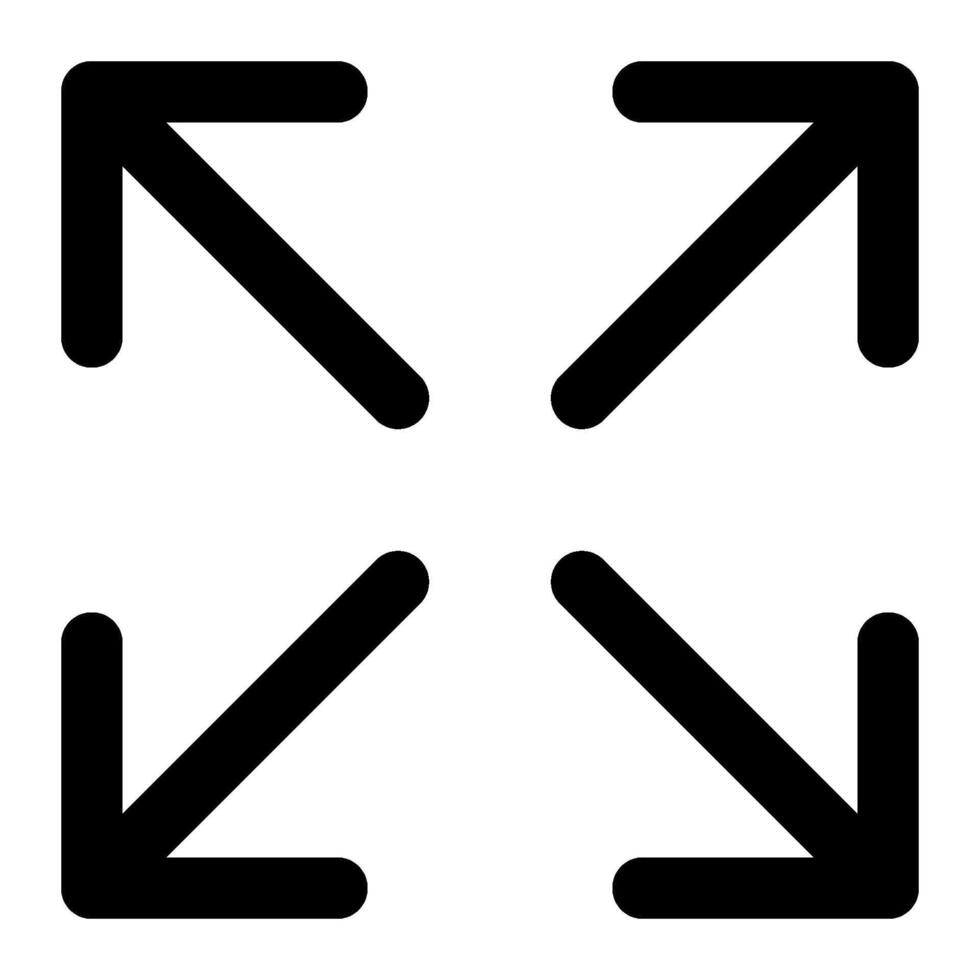 Arrows pointing in different directions on a white background vector