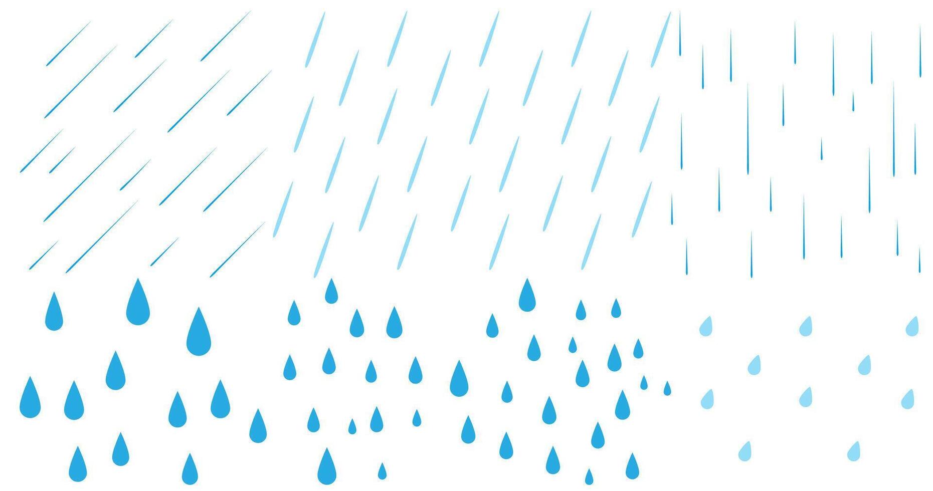 Raindrop illustration flat icon design. Isolated on white background. vector