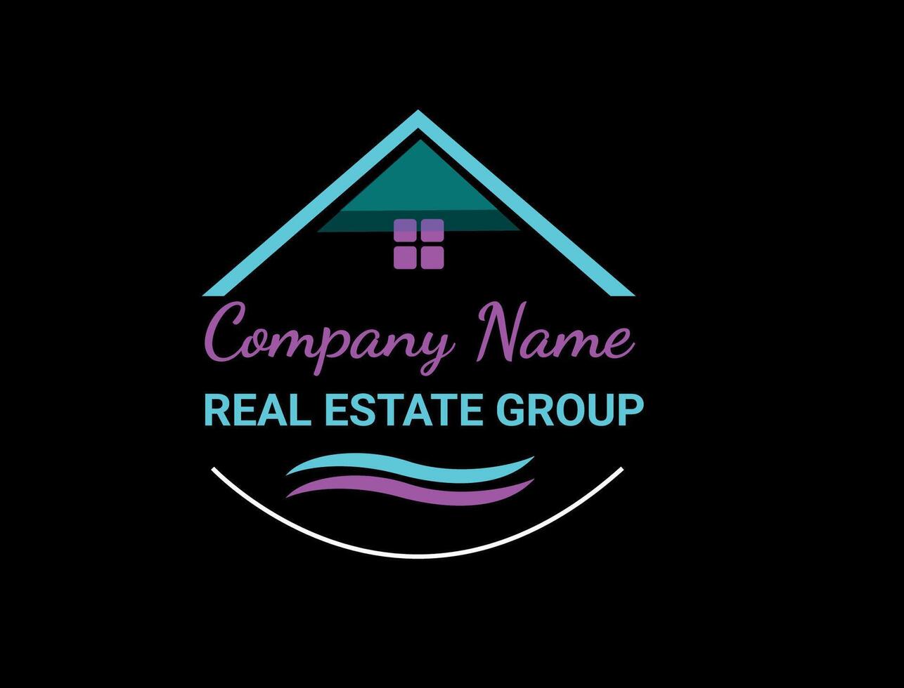 Customized Real Estate Logo Design vector