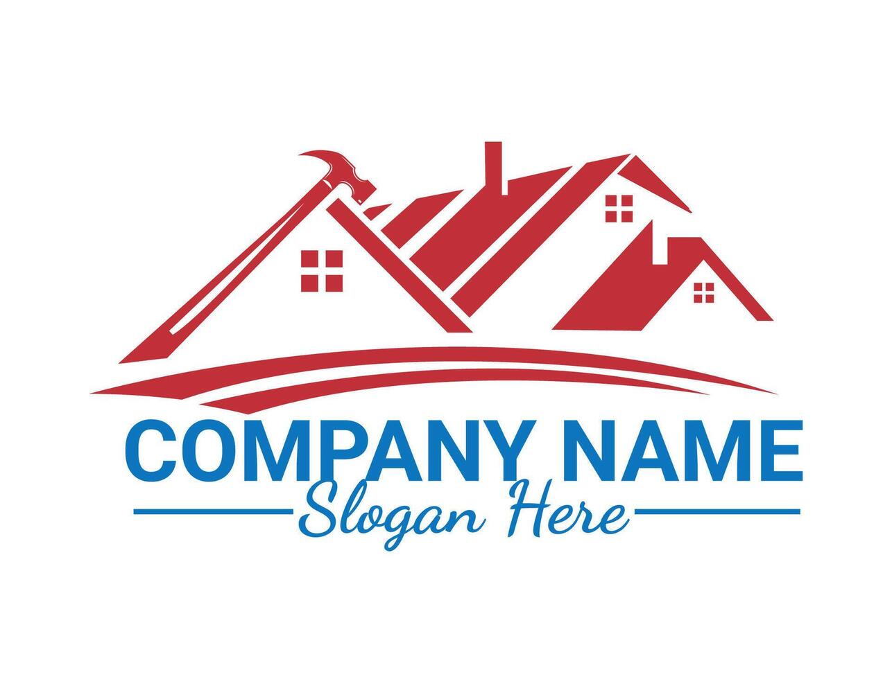 Trendy Real Estate Logo vector