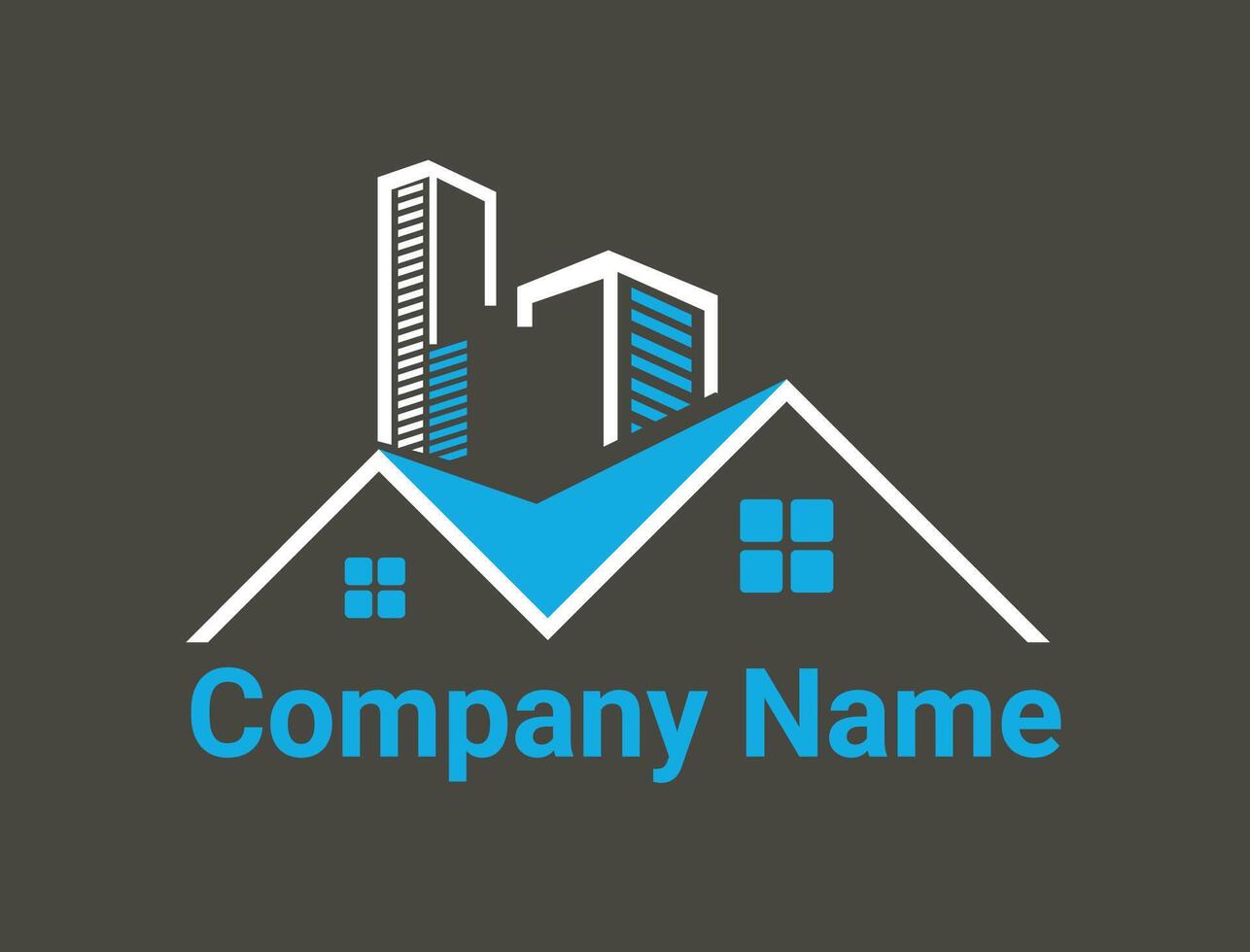 Customized Real Estate Logo Design vector