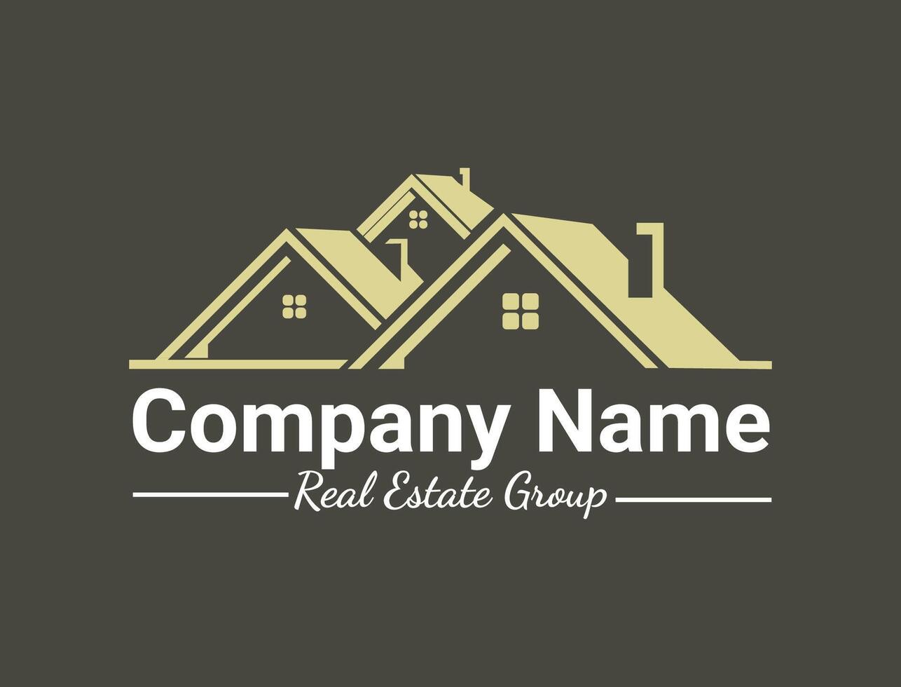 Creative Real Estate Logo Design vector