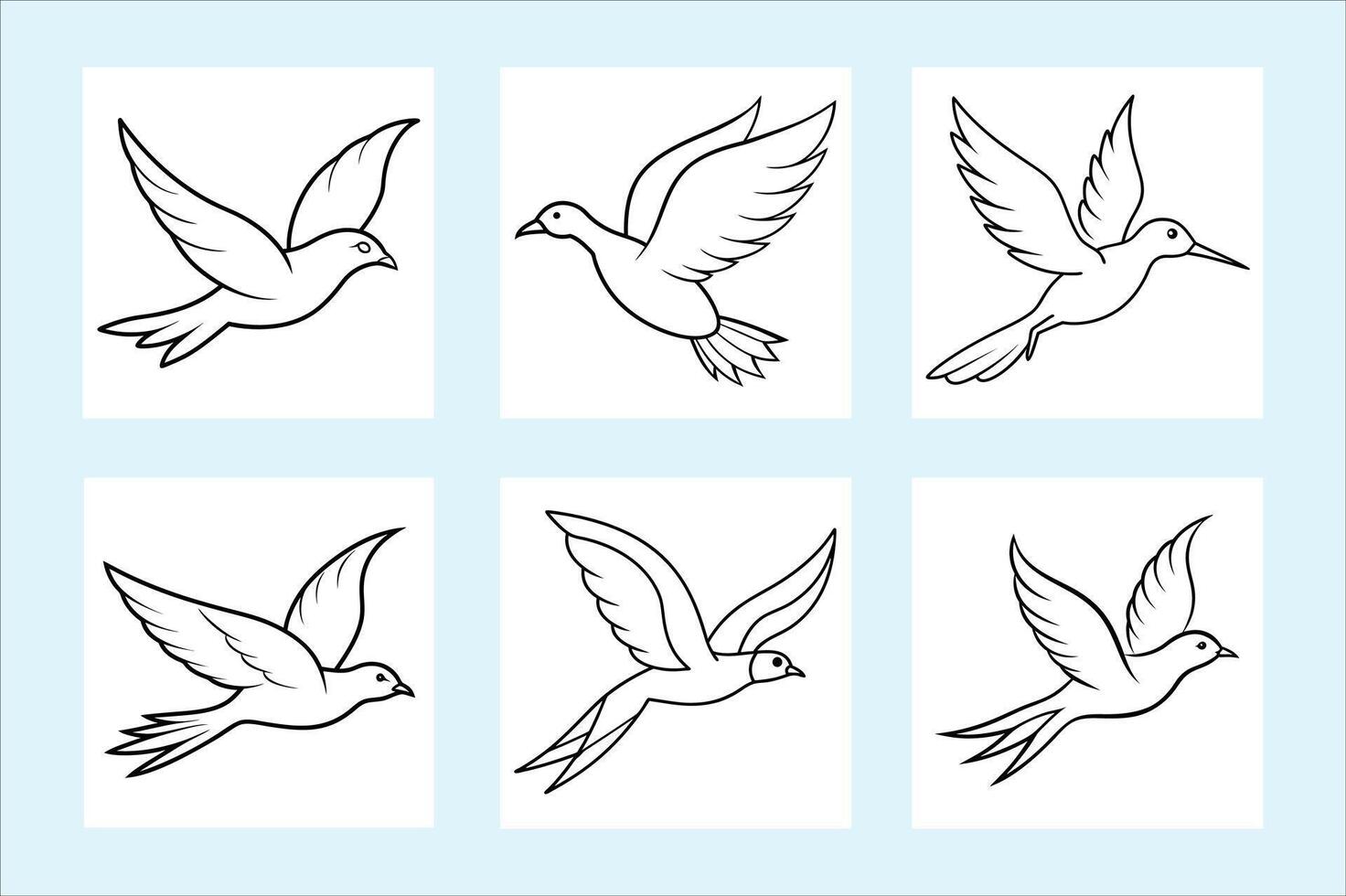 the bird is fly vector