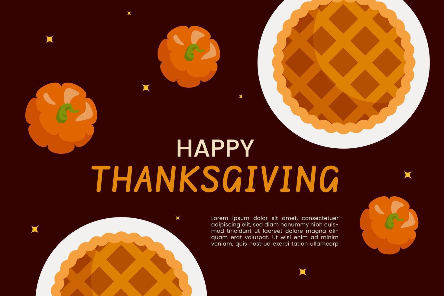 red thanksgiving background vector