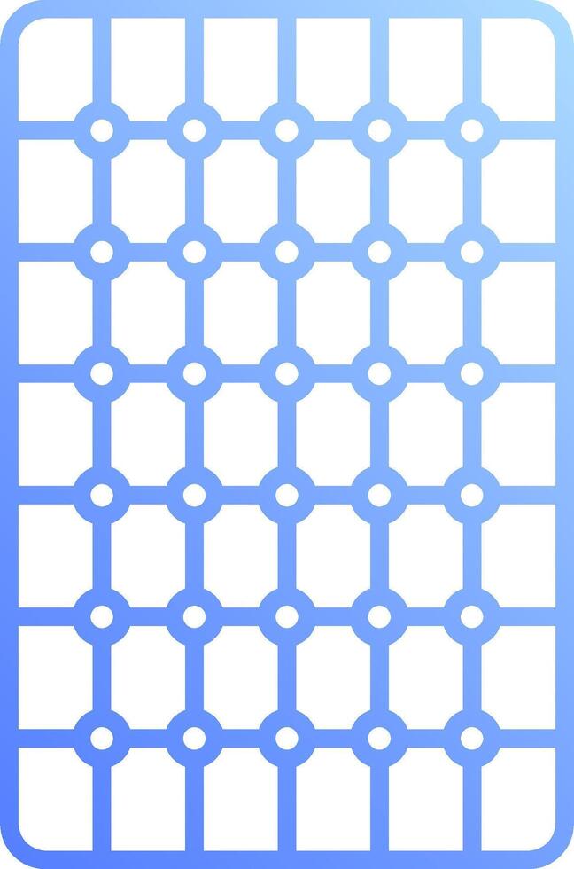 A square with blue circles on it vector
