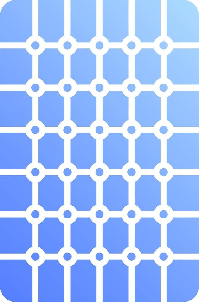 A square pattern with white circles on it vector