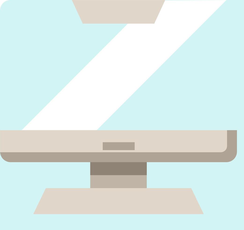 A computer monitor with a window on it vector