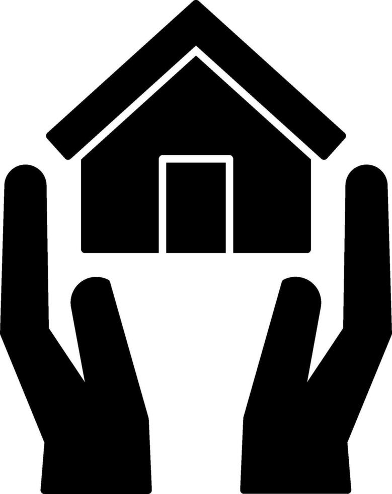 Home insurance icon vector